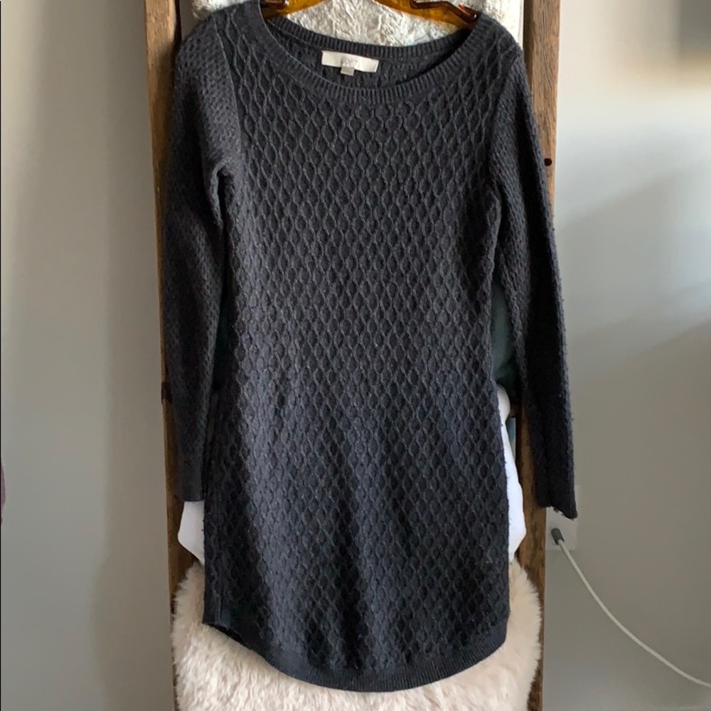 Loft | Navy Sweater Dress